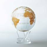 Mova White & Gold Globe 15.2cm