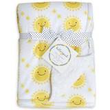 Hello Spud 100% Polyester Plush Baby Blanket Sunshine Yellow