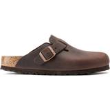 Brown Slippers & Sandals Birkenstock Boston Oiled Leather - Habana