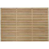 Wood Enclosures Forest Garden Double Slatted Fence Panel 180x120cm