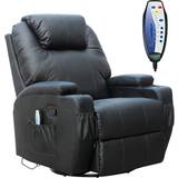 Westwood Massage Leather Sofa Electric 01 Black