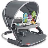 Fisher Price Booster Seats Fisher Price On-the-Go Sit-Me-Up Floor Seat with Canopy