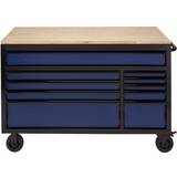 Draper Bunker Workbench Roller Tool Cabinet 10 Drawer 56" Blue