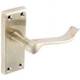 Securit Drawer Fittings & Pull-out Hardware Securit Scroll Latch Handles Nickel 100mm