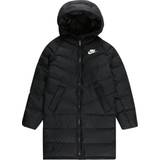 Boys - Parkas Jackets Nike Older Kid's Sportswear Synthetic-Fill Hooded Parka - Black (DX1268-010)
