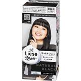 Black Colour Bombs Kao - Liese Creamy Bubble Hair Color Black 108ml