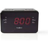 AM Alarm Clocks Nedis Digital CLAR002BK