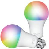 Trust Light Bulbs Trust E27 DUO-PACK Smart LED White & Colour WI-FI