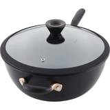 Meyer Wok Pans Meyer Accent with lid 32.4 cm