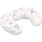 Totsy Baby Nursing Pillow Small Minky Wild Rose Grey