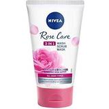 Nivea Rose Care 3 Organic Rose Water Face Wash Scrub & Mask