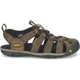 Keen Sport Sandals Keen Clearwater Leather CNX - Dark Earth/Black