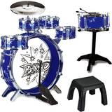 Plastic Toy Drums ToyVelt Big Bang Rock & Rhythm Drum Kit