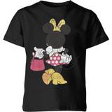 Disney Kid's Minnie Mouse Back Pose T-shirt - Black