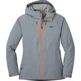Grey - Women Rain Jackets & Rain Coats Outdoor Research Women's MicroGravity AscentShell Jacket