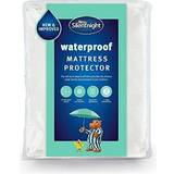 Flat Sheet Bed Linen Silentnight Waterproof Protector Mattress Cover White (190x90cm)