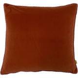 Furn Cosmo Soft Velvet Pom Pom Complete Decoration Pillows Orange (45x45cm)