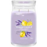 Candlesticks, Candles & Home Fragrances on sale Yankee Candle Lemon Lavender Violet Scented Candle 567g