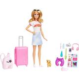 Fashion Dolls Dolls & Doll Houses Barbie Barbie Travel Set with Puppy HJY18