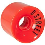 DStreet 59 Cent 59mm 78A Cruiser Skateboard Wheels Red
