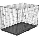 KCT Folding Pet Crates with Plastic Tray XXL 72.5x80cm