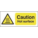 Workplace Signs Safety Sign Caution Hot Surface A5