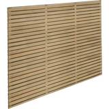 Forest Garden Double Slatted Fence Panel 1800