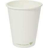 Party Supplies Vegware Compostable White Insulated Hot Cups 8oz 1x1000