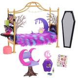 Mattel Doll-house Furniture Dolls & Doll Houses Mattel Monster High Clawdeen Wolf Bedroom HHK64