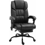 Massage Chairs Vinsetto Harlock 6-Point PU Leather Massage Office Chair, black