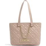 Love Moschino Diamond Quilt Taupe Shopper Bag Accessories: One-Size, C