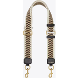 Gold Bag Accessories Marc Jacobs The Arrow woven webbing strap women Polyester One Size White