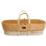 The Little Green Sheep Natural Quilted Moses Basket & Mattress