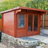 Wood Stoves Shire Belgravia 28 mm Log Cabin 10' x 12'