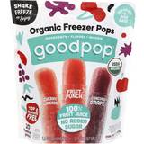 Ice Cream Organic Freezer Pops Cherry Limeade Fruit Punch Concord Grape 20pcs