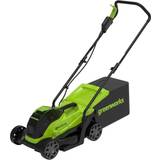 Greenworks Battery Powered Mowers Greenworks GD24LM33 Solo Battery Powered Mower
