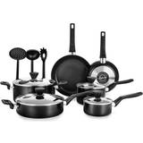 NutriChef Stylish Cookware Set with lid 13 Parts