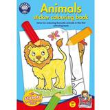 Animals Colouring Books Orchard Toys Animals Sticker Colouring Book
