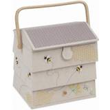 Sewing Box Hive with Drawer Bee Yellow