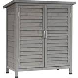 Outdoor Planter Boxes OutSunny Garden Storage Shed Solid Fir Wood Garage