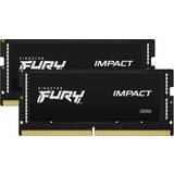 SO-DIMM DDR5 RAM Memory Kingston FURY Impact SO-DIMM DDR5 5600MHz 2x32GB (KF556S40IBK2-64)