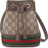 Gucci Ophidia GG Mini Bucket Bag - Beige/Ebony