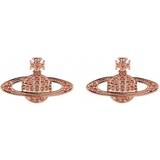 Earrings Vivienne Westwood Mini Bas Relief Earrings - Rose Gold/Pink