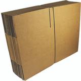 Corrugated Boxes Ambassador Packing Carton Single Wall Strong Flat-Packed 330x254x178mm 25-pack