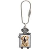 1928 Jewelry Golden Retriever Dog Key Chain Pewter