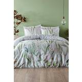 Bed Linen Aaliyah Botanical Cotton Duvet Cover White, Green, Pink