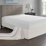 Valance Sheets on sale Madison Park Simple Fit Wrap Around Adjustable Bed Skirt Valance Sheet White, Natural