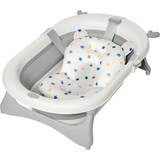 Baby Bathtubs Homcom Foldable Portable Baby Bathtub