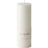 Tell Me More Stearin Block Candle 15cm