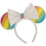 Multicoloured Headbands Loungefly Disney Rainbow Minnie Ears Headband